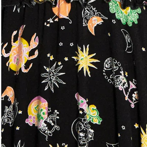 Zodiac print retro dress ModCloth NWT - L - Picture 2 of 4